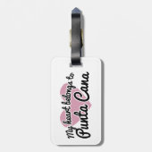 プンタカナハート ラゲッジタグ (裏面縦)