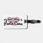 プンタカナハート ラゲッジタグ (裏面横)