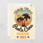 プンタカナパーソナライズバケーション2023レトロ60s ポストカード (正面/裏面)