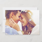 プンタカナビーチ行先結婚式 セーブザデート (裏面)