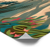 プンタカナヴィンテージ旅行 ポスター (角)