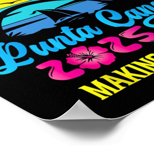 プンタカナ家族旅行2025 ドミニカ共和国 ポスター (角)