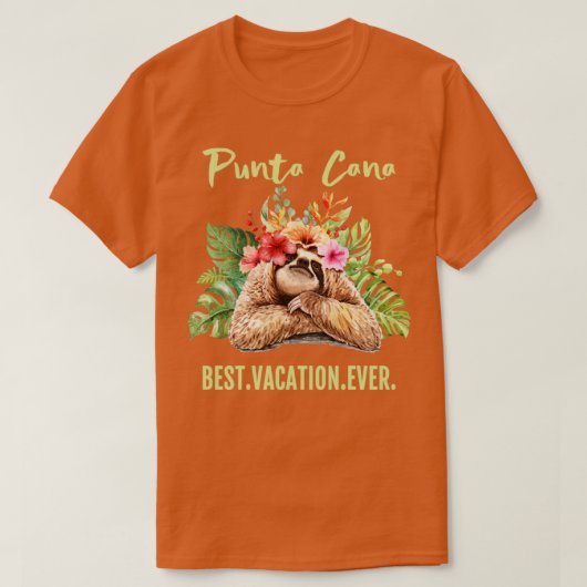 プンタカナ最高のバケーションエバーサミナギフト Tシャツ (デザイン正面)