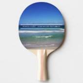 プンタカナ海，ドミニカ共和国 卓球ラケット (正面)