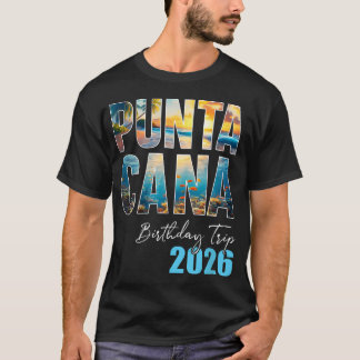プンタカナ誕生日旅行 2026 バケーション パーティー 仲間 Tシャツ