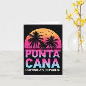 プンタカナ ドミニカ共和国 ビーチバケーション 家族 カード (黄色い花)