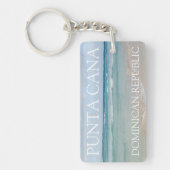 プンタカナ、ドミニカ共和国CalmビーチKeychain キーホルダー (正面)