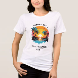 プンタカナ ファミリーバケーション マッチングTシャツ トライブレンドTシャツ