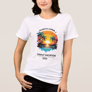 プンタカナ ファミリーバケーション マッチングTシャツ トライブレンドＴシャツ