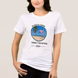 プンタカナ 家族旅行 Tシャツ ドミニカ共和国