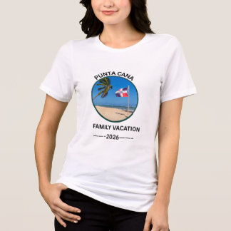 プンタカナ 家族旅行 Tシャツ ドミニカ共和国