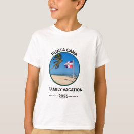 プンタカナ 家族旅行 Tシャツ ドミニカ共和国