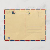 プンタカナDRビーチパーム離れハート土産品 ポストカード (裏面)