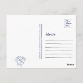 プンタカナDRレトロサンセットお土産1960s ポストカード (裏面)