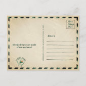 プンタカナDRレトロフラミンゴス土産1950s ポストカード (裏面)