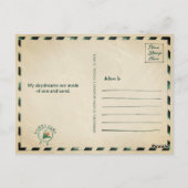 プンタカナDRレトロフラミンゴス土産1960s ポストカード (裏面)