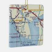 プンタゴルダヴィンテージの地図 セラミックオーナメント (右)