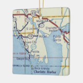 プンタゴルダヴィンテージの地図 セラミックオーナメント (左)