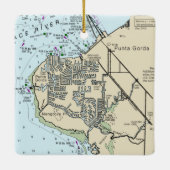 プンタゴルダFLチャート セラミックオーナメント (裏面)