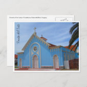 プンタデルエステブルー教会 ポストカード (正面/裏面)