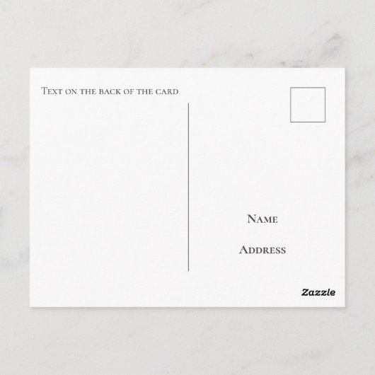 プンタミタメキシコバケーションテラコッタポストカード ポストカード (裏面)