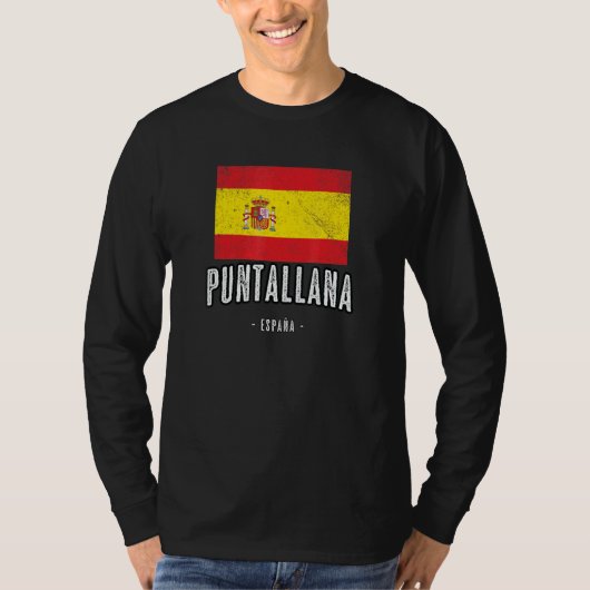 プンタラナスペインES国旗の都市 – Bandera Ropa - Tシャツ (正面)