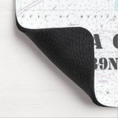 プンタ航海のゴルダフロリダ緯度経度 マウスパッド (コーナー)