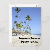 プンタ・カナのババロ・ビーチ ポストカード (正面/裏面)