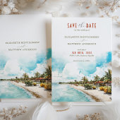 プンタ・カナ ドミニカ共和国 Save the Date 招待状