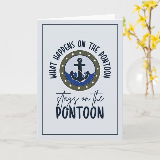 プントンで起こったことはプントン内で済む カード (黄色い花)