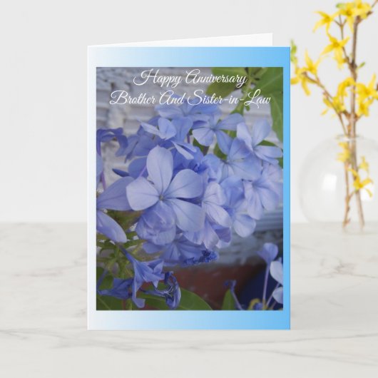 プンバゴ兄弟と妻　パーソナライズされた結婚記念日 カード (黄色い花)