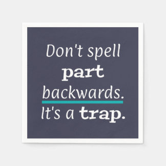 プンパート後方おもしろいパパジョーク英語先生 スタンダードカクテルナプキン