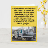 プン再おもしろい疲ミントパテ退職後 カード (黄色い花)