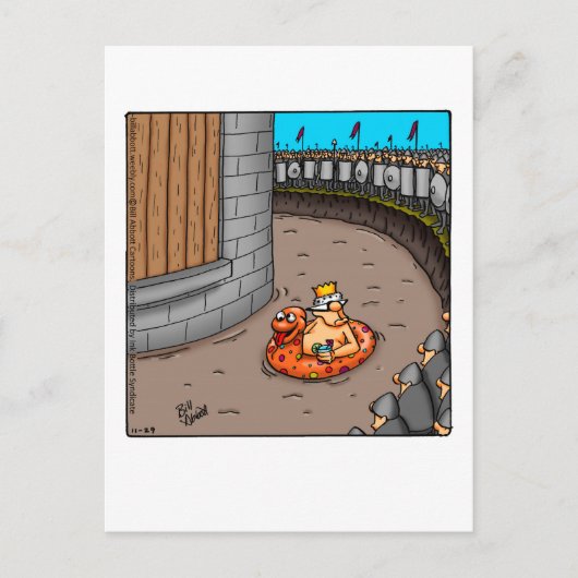 プーおもしろいルパーティの招待状はがき インビテーションポストカード (正面)