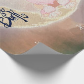 プーおもしろいル |誕生日素晴らしギフト ラッピングペーパー (角)