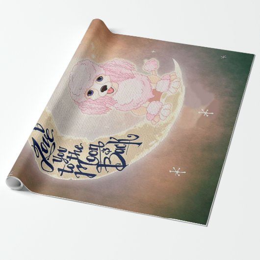 プーおもしろいル |誕生日素晴らしギフト ラッピングペーパー (アンロールド)