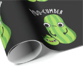 プーくんキュウリおもしろいープンダークBG ラッピングペーパー (ロールコーナー)