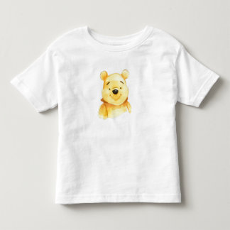 プーさん水彩ベビーTシャツ かわいいくまのプーさん トドラーTシャツ
