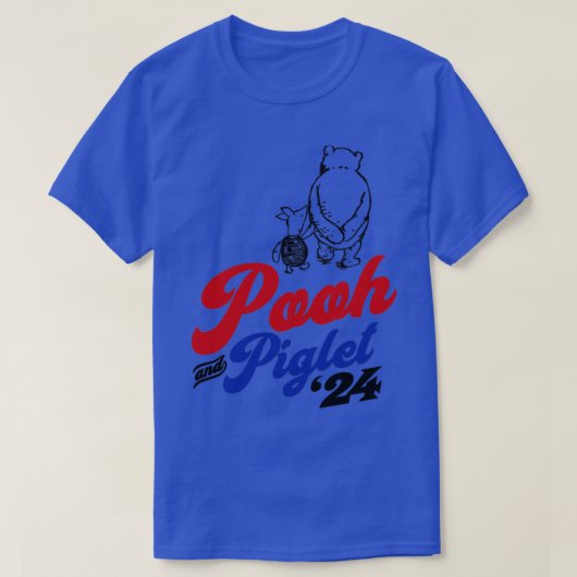 プーとピグレット2024 Tシャツ (デザイン正面)