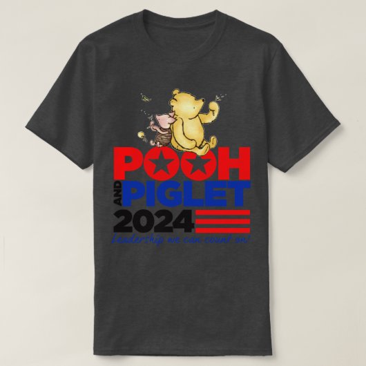 プーとピゲ Tシャツ (デザイン正面)