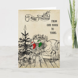 プーと子豚 – メリークリスマス カード