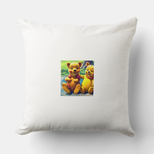 プーのワイン6. クッション (正面)