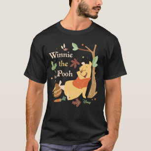 プーのワイン – プーの木と蜂蜜の下にクマ Tシャツ