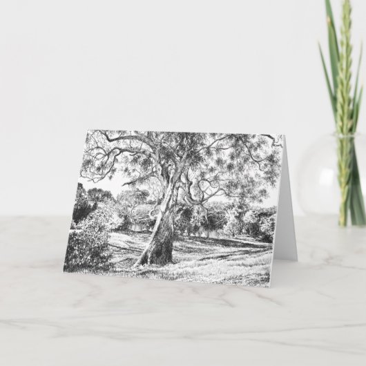 プーの木のワイン –  サンキューカード (正面)