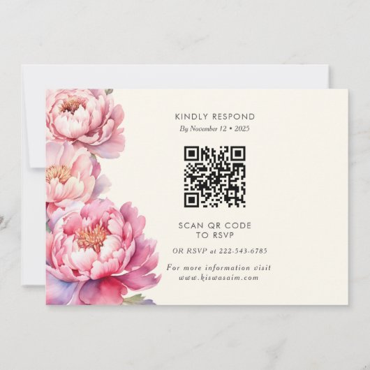 プーエレガントニーフローライスラム教ニカ 招待状 (裏面)