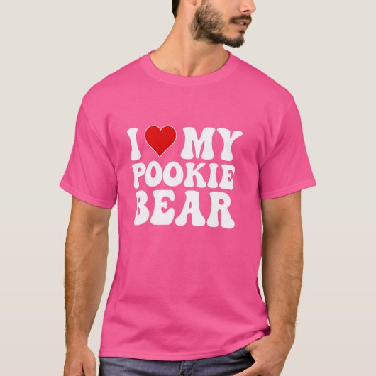 プーキーちゃん大好きでたまらない面白いデザイン Tシャツ (正面)