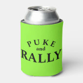 プーク&ラリークーラーボックス-おもしろいはっきりしたタイポグラフィ 缶クーラー (缶正面)