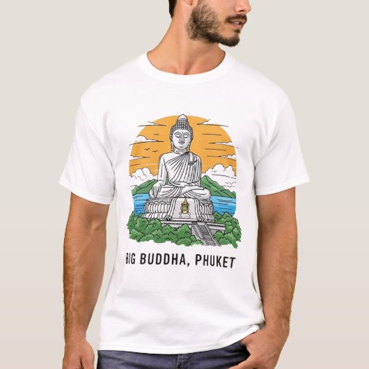 プーケットの大仏 Tシャツ (正面)