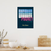 プーケットタイランドヴィンテージビーチパノラマスーベリア ポスター (キッチン)