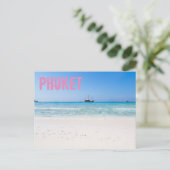 プーケットビーチタイランド シーズンポストカード (スタンド正面)